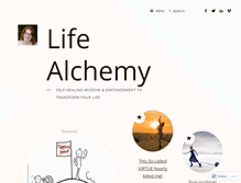 Tablet Screenshot of lifealchemyblog.com